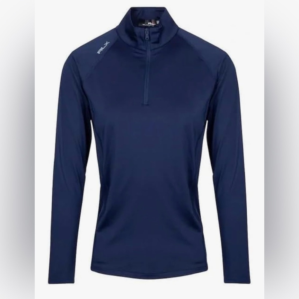 NWT RLX Ralph Lauren Women’s Navy Sweatshirt Solid Performance.